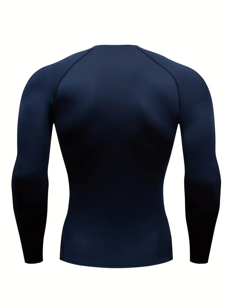 Compression Shirts: Get Fit Fast With Long Sleeve Athletic Workout Tops - Moisture-Wicking, Breathable Fabric - For Men - Ideal for Sports & Fitness - Great Gift for Gym Enthusiasts