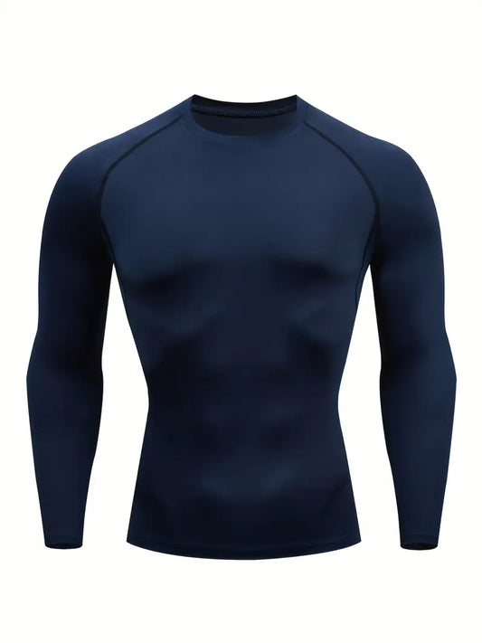 Compression Shirts: Get Fit Fast With Long Sleeve Athletic Workout Tops - Moisture-Wicking, Breathable Fabric - For Men - Ideal for Sports & Fitness - Great Gift for Gym Enthusiasts