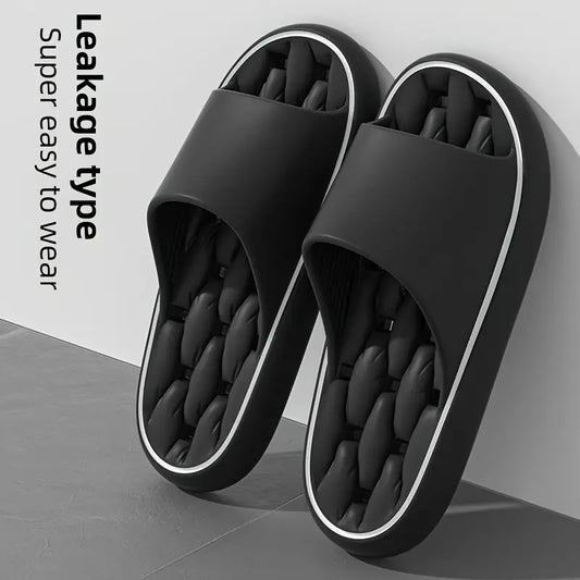 Men'S EVA Slippers - Casual Style, Solid Color, All-Season Indoor Slippers, Comfortable EVA Sole and Padding, Round Toe, Leakproof Design - For Men - Suitable for Home Use - Perfect Gift for Housewarming