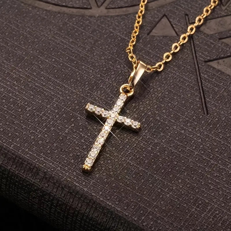 Elegant Silvery Plated Cross for men and women. Perfect for casual Attire.